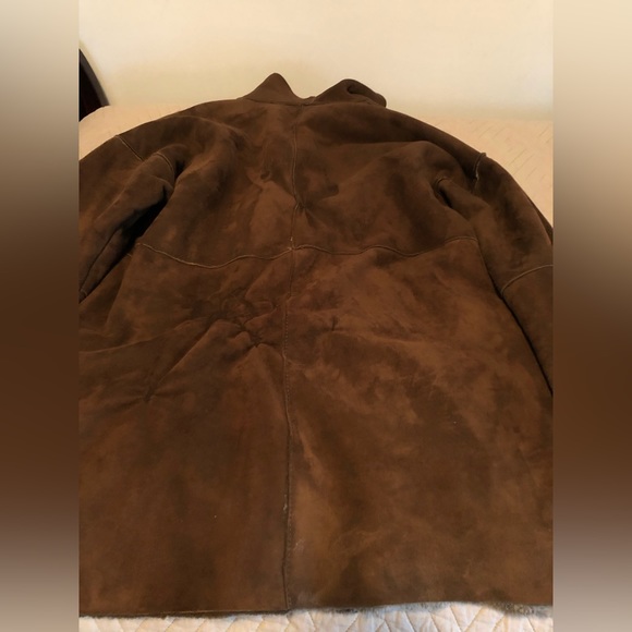 Men’s lined leather coat - Picture 7 of 9